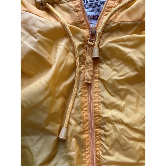 Vintage Michigan Wolverines Jacket Mens Large y2k Steve Barrys Yellow - Picture 3 of 7